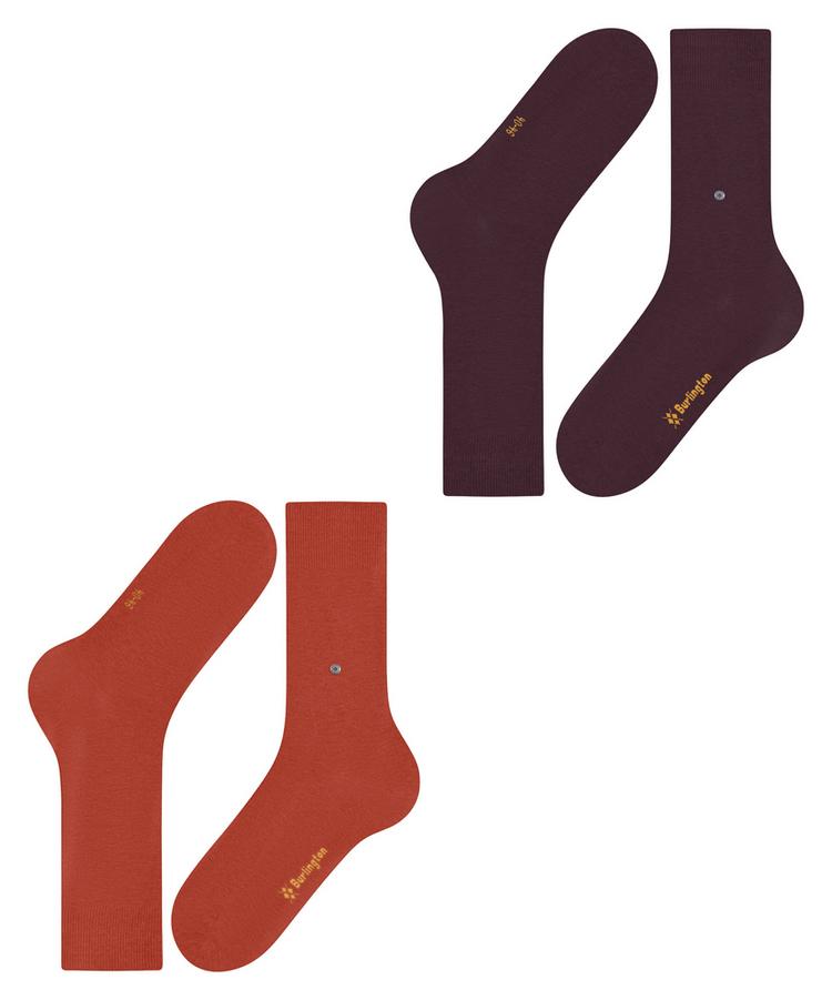 Burlington Burlington Everyday SO 2-Pack Socken Herren - sunset (8038) - 2 | SportScheck