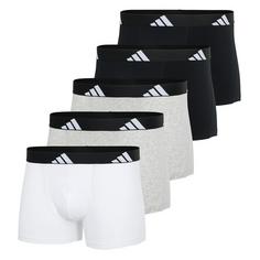 adidas Boxershort Hipster Herren Schwarz/Weiß/Grau