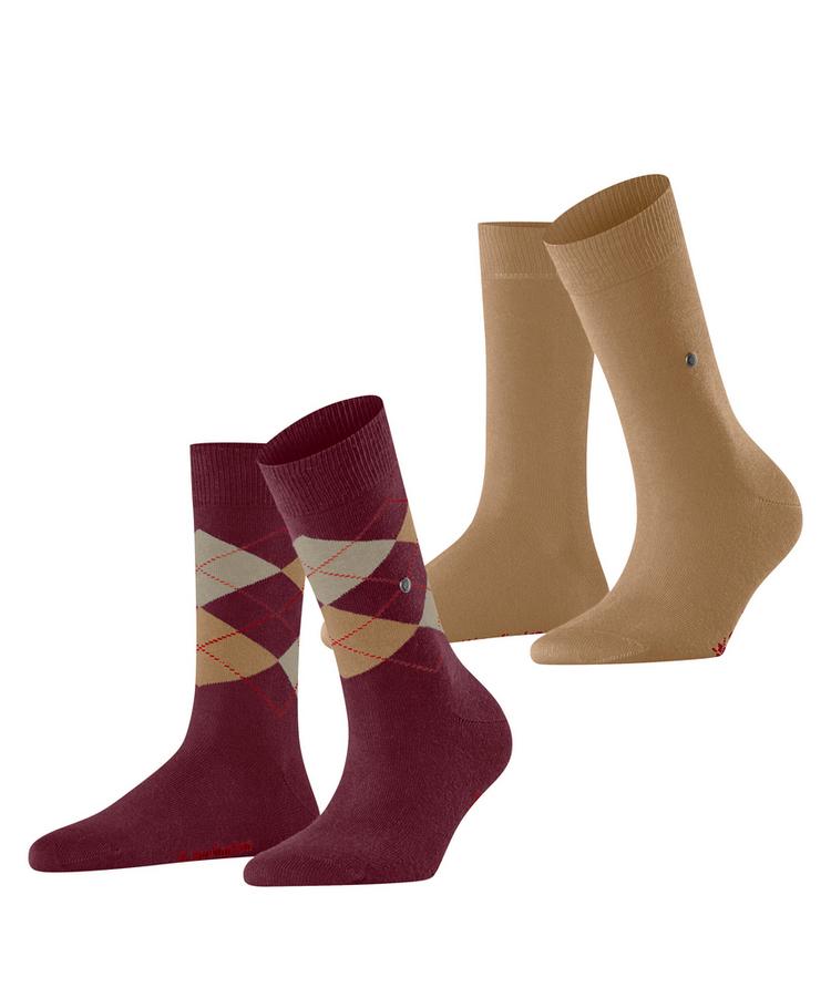 Burlington Burlington Everyday Mix SO 2-Pack Socken Damen - wine (8010) - 0 | SportScheck