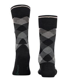 Rückansicht von Burlington Freizeitsocken Herren black (3003)