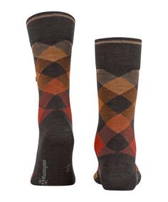Rückansicht von Burlington Freizeitsocken Herren brown mel. (5166)