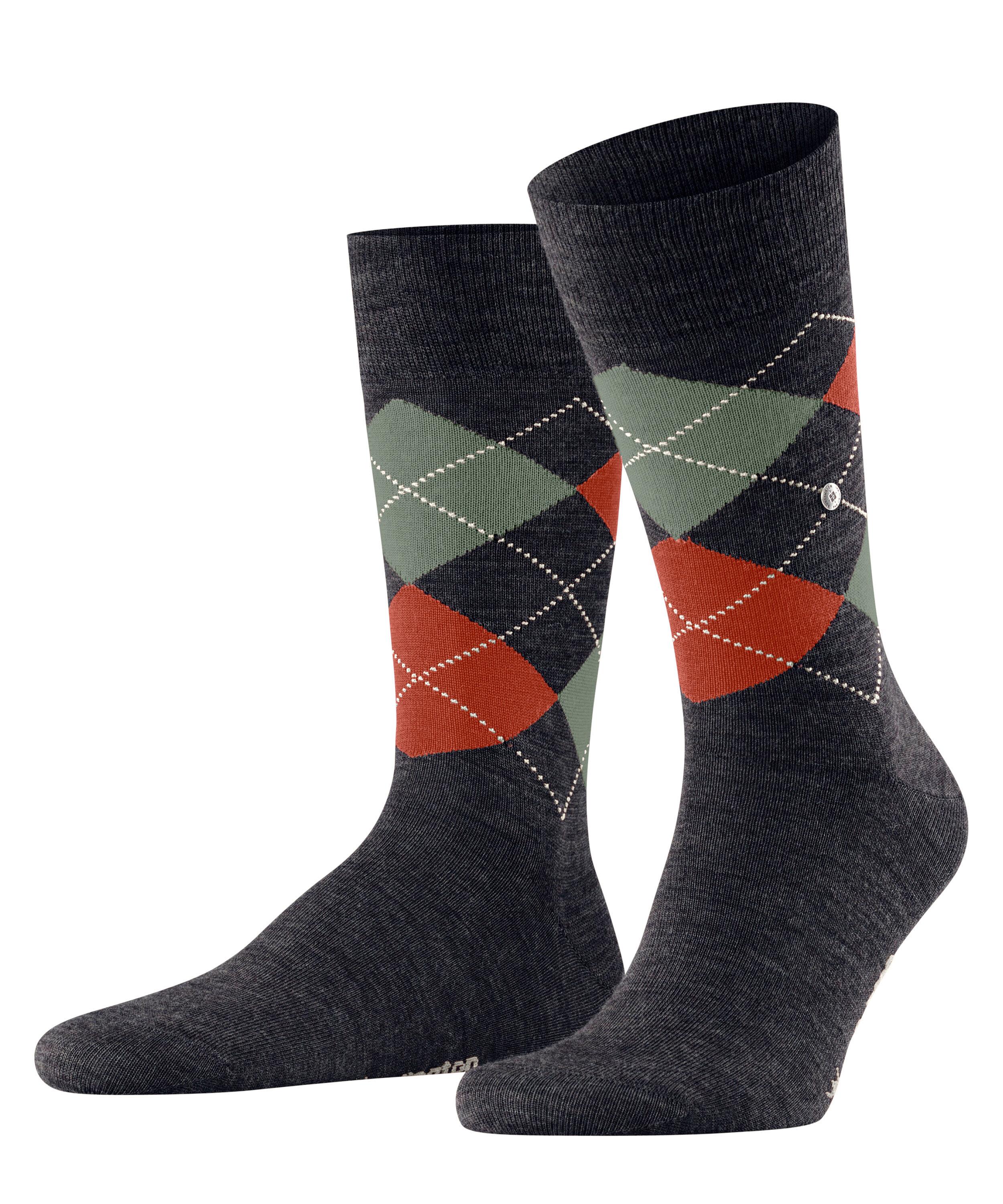 Burlington Edinburgh Melange SO Socken Herren - jeans mel. (6274)