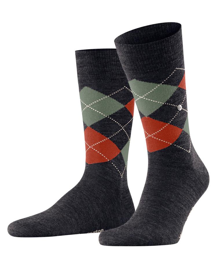 Burlington Burlington Edinburgh Melange Socken Herren - jeans mel. (6274) - 0 | SportScheck
