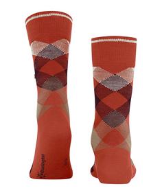 Rückansicht von Burlington Freizeitsocken Herren sunset (8038)