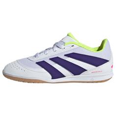 adidas Predator Club Sala Kids IN Fußballschuh Fußballschuhe Kinder Cloud White / Collegiate Purple / Lucid Lemon