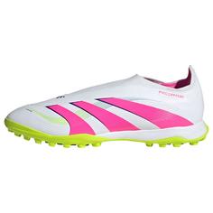 adidas Predator League Laceless TF Fußballschuh Fußballschuhe Cloud White / Lucid Pink / Lucid Lemon