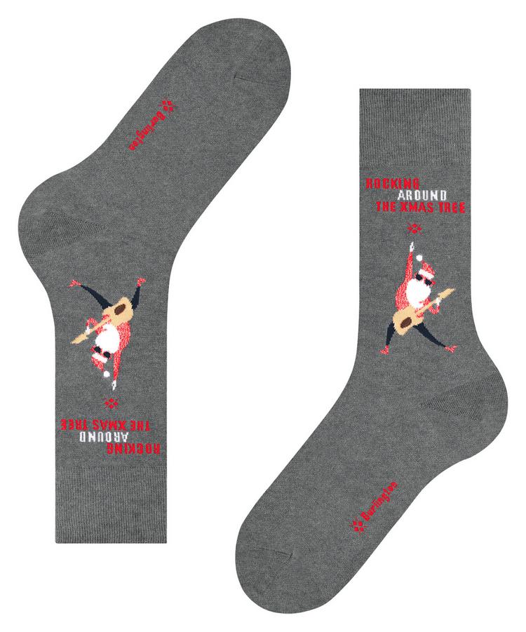 Burlington Burlington Rocking X-Mas SO Socken Herren - light greymel. (3390) - 2 | SportScheck