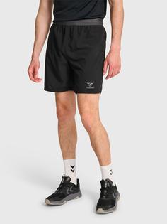 Rückansicht von hummel Funktionsshorts BLACK