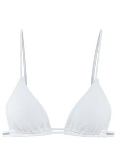 Copenhagen Studios Triangel-Bikini-Top Bikini Oberteil Damen weiß