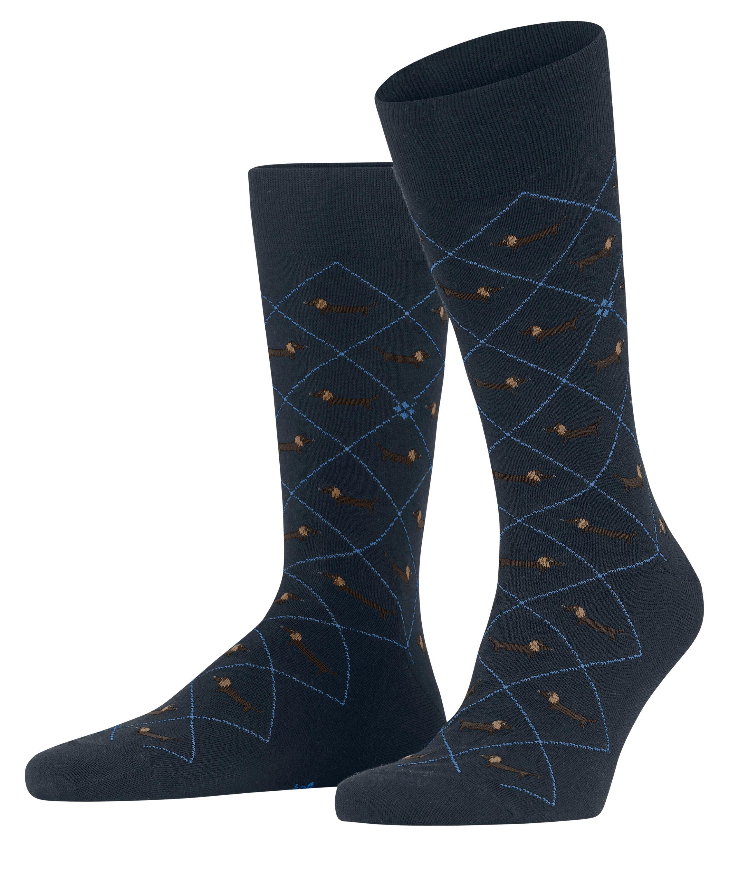 Burlington Dachshund SO Socken Herren - marine (6120)
