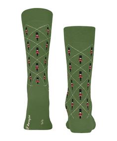 Rückansicht von Burlington Guard SO Freizeitsocken Herren fir green (7656)