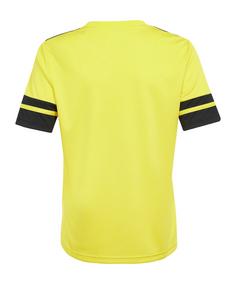 Rückansicht von adidas Squadra 25 Trikot Kids Fußballtrikot Kinder gelbschwarz