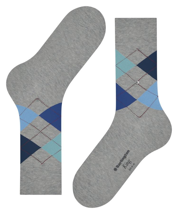 Burlington Burlington King Socken Herren - lt. heather (3223) - 2 | SportScheck