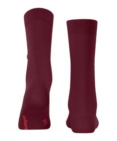Rückansicht von Burlington Brit Style SO Freizeitsocken Damen burgund (8011)