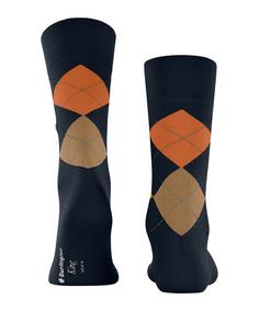 Rückansicht von Burlington King Freizeitsocken Herren marine (6123)