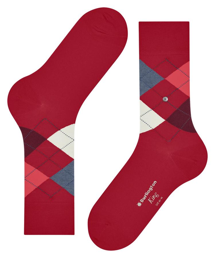 Burlington Burlington King Socken Herren - feuerrot (8075) - 2 | SportScheck