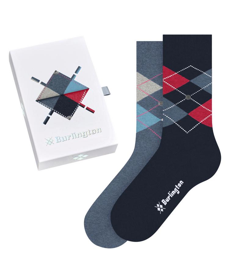 Burlington Burlington Basic Gift Box Argyle 2-Pack SO Socken Damen - sortiment (0070) - 0 | SportScheck