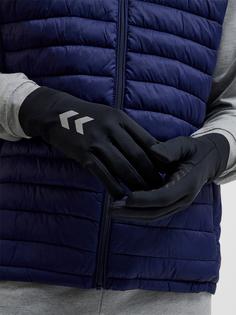 Rückansicht von hummel Fitnesshandschuhe BLACK