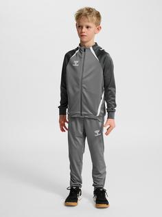 Rückansicht von hummel Funktionssweatshirt Kinder STEEL GRAY/ASPHALT