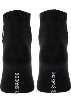 Rückansicht von Black Snake 12 Pack Quarter Sneaker Socken Laufsocken Schwarz