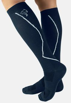 Rückansicht von Black Snake 2 Pack Kompressions Laufsocken Laufsocken Dunkelblau