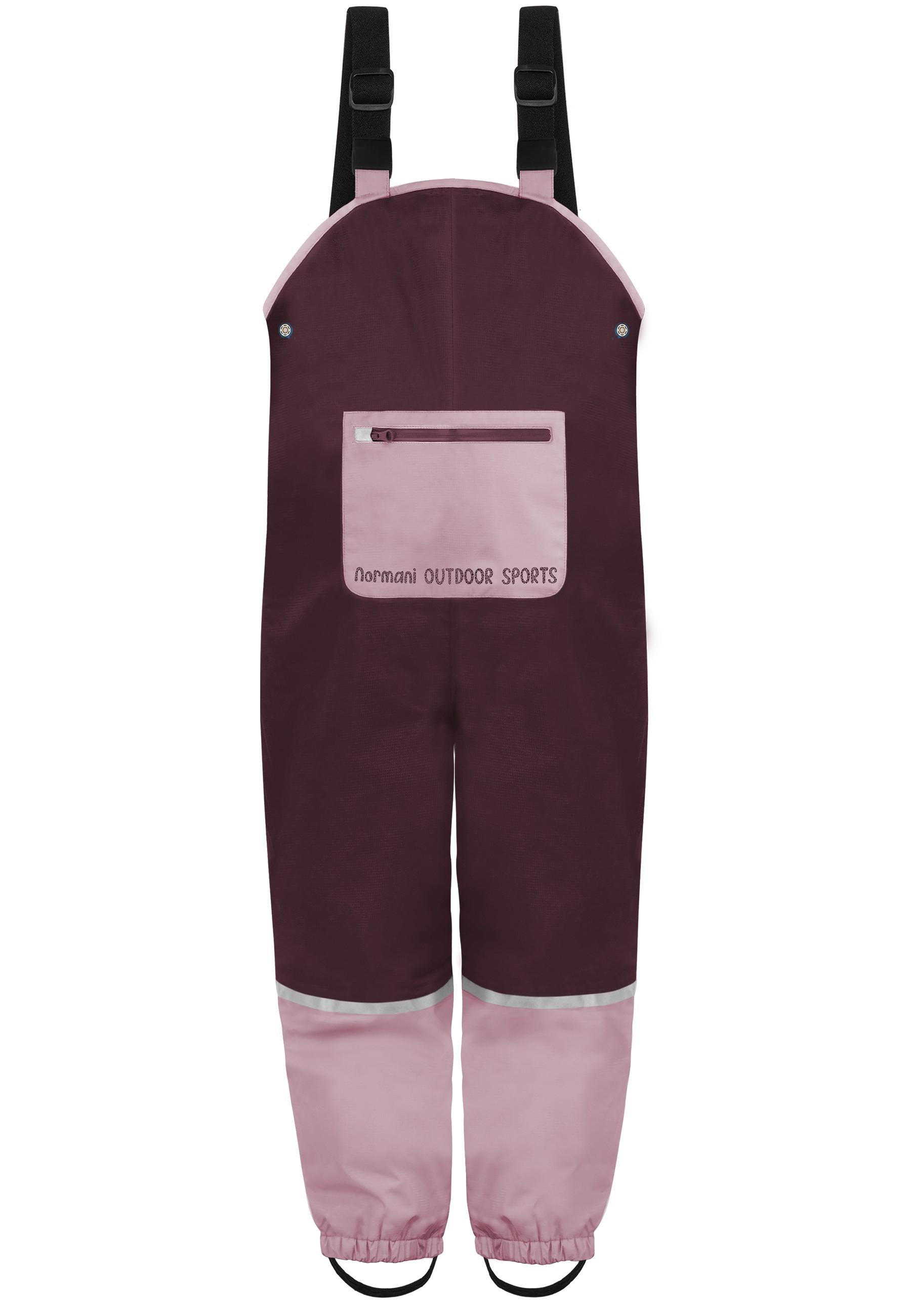 normani Outdoor Sports Waller Regenhose Kinder - Bordeaux