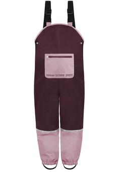 normani Outdoor Sports Waller Regenhose Kinder Bordeaux