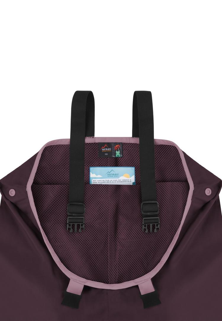 normani Outdoor Sports normani Outdoor Sports Waller Regenhose Kinder - Bordeaux - 2 | SportScheck