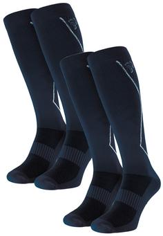 Black Snake 2 Pack Kompressions Laufsocken Laufsocken Dunkelblau