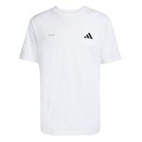 adidas Lens Power Of Three Hoop Graphic T-Shirt T-Shirt Herren - White