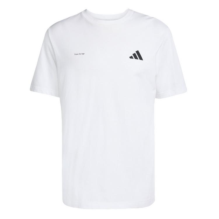 adidas adidas Lens Power Of Three Hoop Graphic T-Shirt T-Shirt Herren - White - 0 | SportScheck