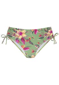 Lascana Bikini-Hose Bikini Hose Damen - salbei-pink bedruckt