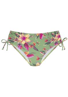Lascana Bikini-Hose Bikini Hose Damen salbei-pink bedruckt