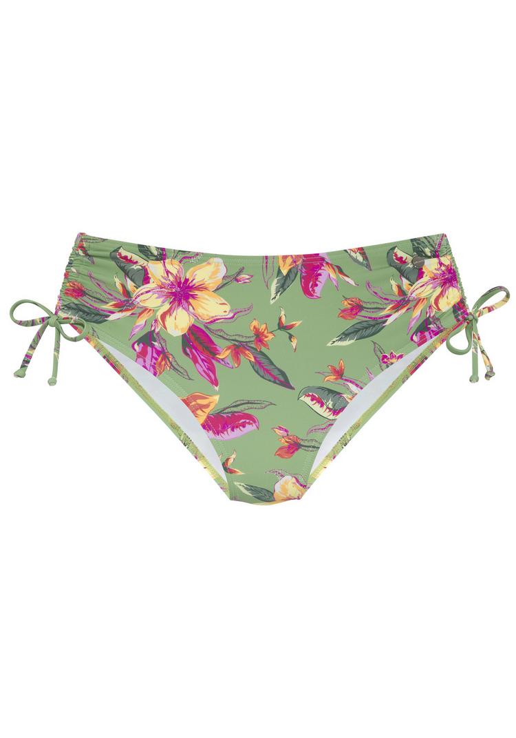 Lascana Lascana Bikini-Hose Bikini Hose Damen - salbei-pink bedruckt - 0 | SportScheck