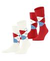 Burlington Everyday Argyle SO 2-Pack Socken Herren - off-white (2040)