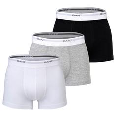 GANT Boxershort Hipster Herren Schwarz/Grau/Weiß