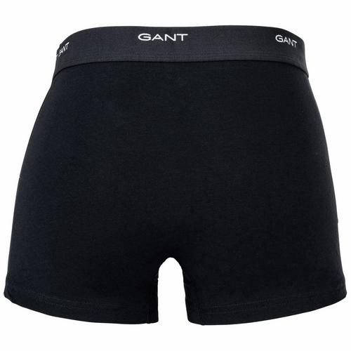 Rückansicht von GANT Boxershort Hipster Herren Schwarz/Schwarz/Grau/Weiß