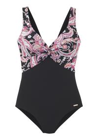 sunseeker Badeanzug Badeanzug Damen - schwarz bedruckt