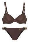 JETTE B&uuml;gel-Bikini Bikini Set Damen - coffee