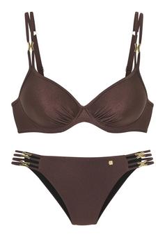 JETTE Bügel-Bikini Bikini Set Damen coffee