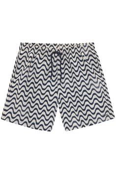 S.OLIVER Badeshorts Badeshorts Herren marine bedruckt