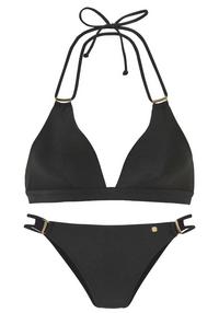 JETTE Triangel-Bikini Bikini Set Damen - schwarz