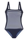 Lascana Badeanzug Badeanzug Damen - marine-wei&szlig;