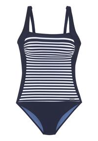 Lascana Badeanzug Badeanzug Damen - marine-wei&szlig;