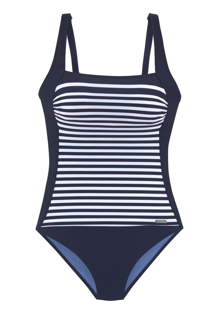 Lascana Lascana Badeanzug Badeanzug Damen - marine-wei&szlig; - 0 | SportScheck