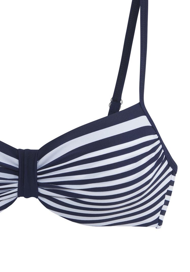Lascana Lascana B&uuml;gel-Bikini-Top Bikini Oberteil Damen - marine-wei&szlig; - 1 | SportScheck