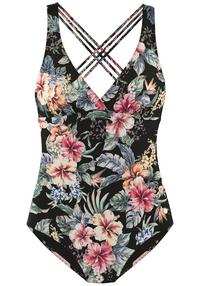 Lascana Badeanzug Badeanzug Damen - schwarz bedruckt