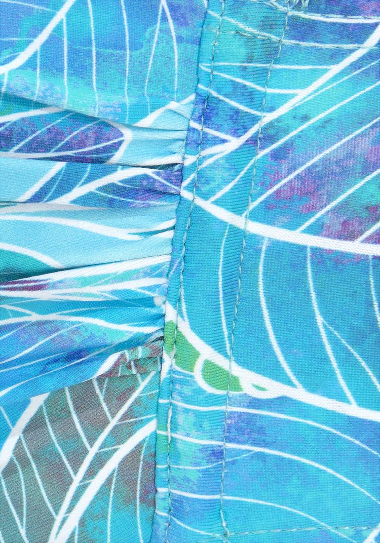 sunseeker sunseeker B&uuml;gel-Bandeau-Bikini-Top Bikini Oberteil Damen - t&uuml;rkis bedruckt - 0 | SportScheck