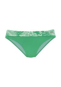 VENICE BEACH Bikini-Hose Bikini Hose Damen - gr&uuml;n bedruckt