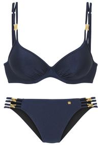 JETTE B&uuml;gel-Bikini Bikini Set Damen - marine
